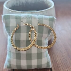 Gold Hoop Earrings